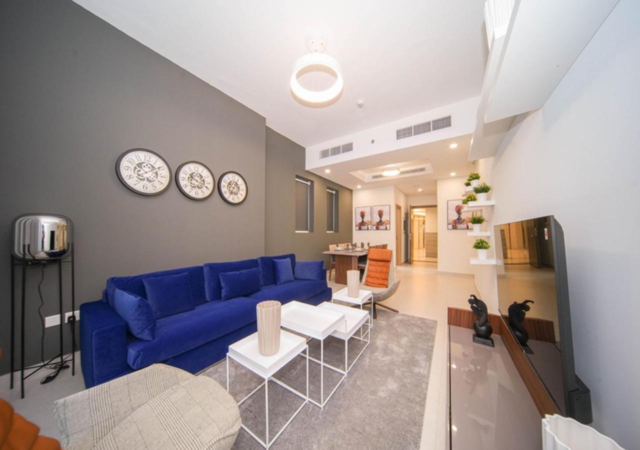 Elegant 2Br View With Rooftop Pool The Bay Dubaj Zewnętrze zdjęcie