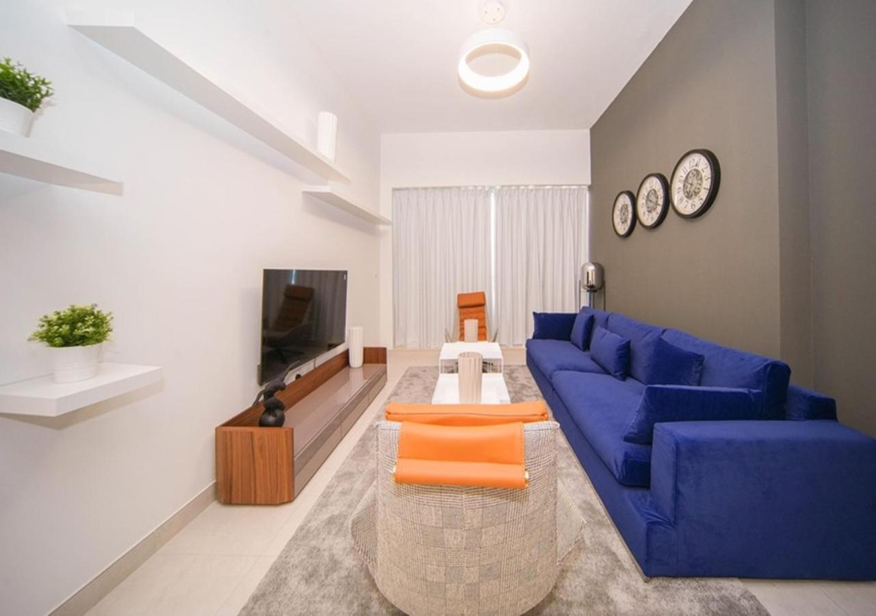 Elegant 2Br View With Rooftop Pool The Bay Dubaj Zewnętrze zdjęcie