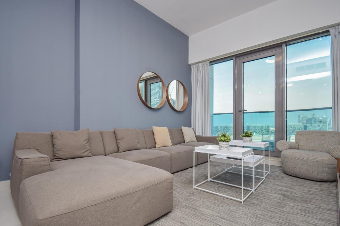 Elegant 2Br View With Rooftop Pool The Bay Dubaj Zewnętrze zdjęcie